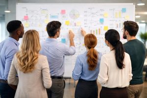 professionnels-tableau-blanc-croquis-graphiques